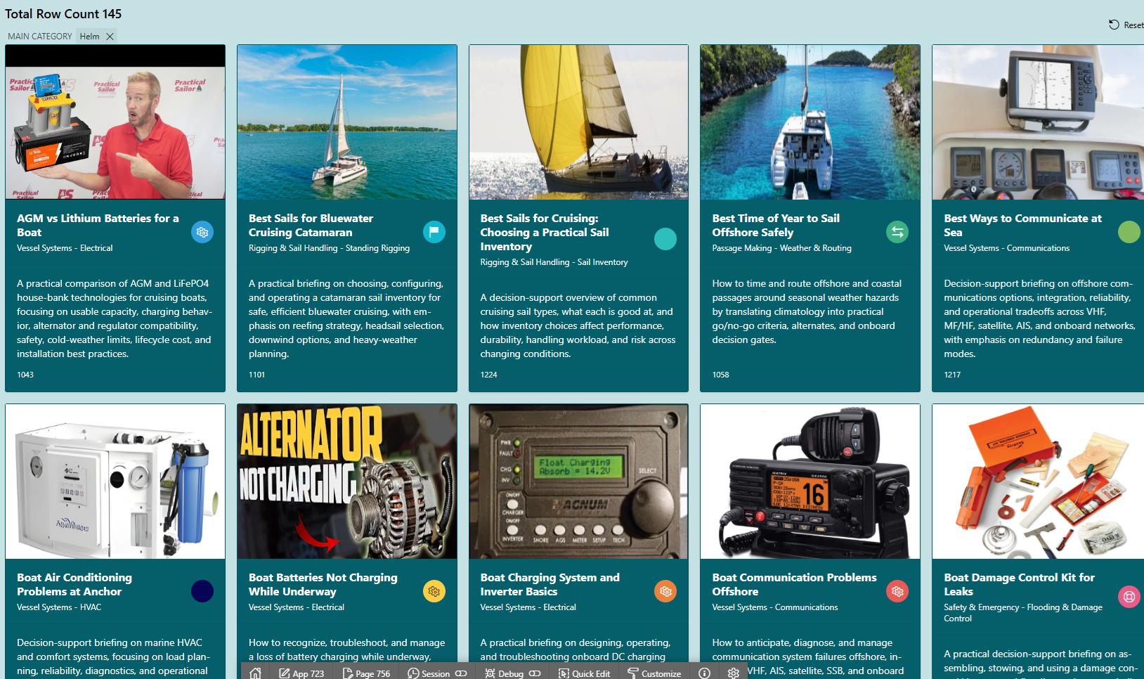 NAVOPLAN Bluewater Briefings screenshot