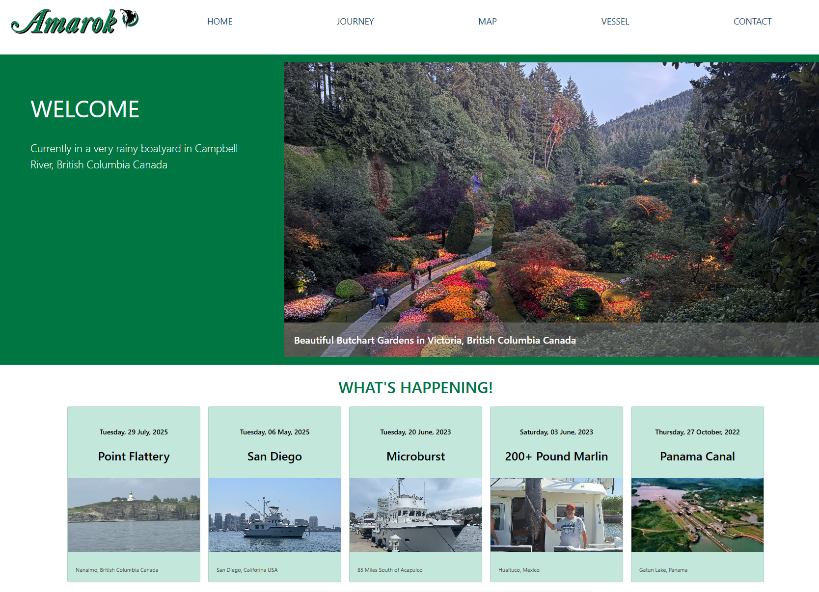 NAVOPLAN Vessel Website and Blog screenshot